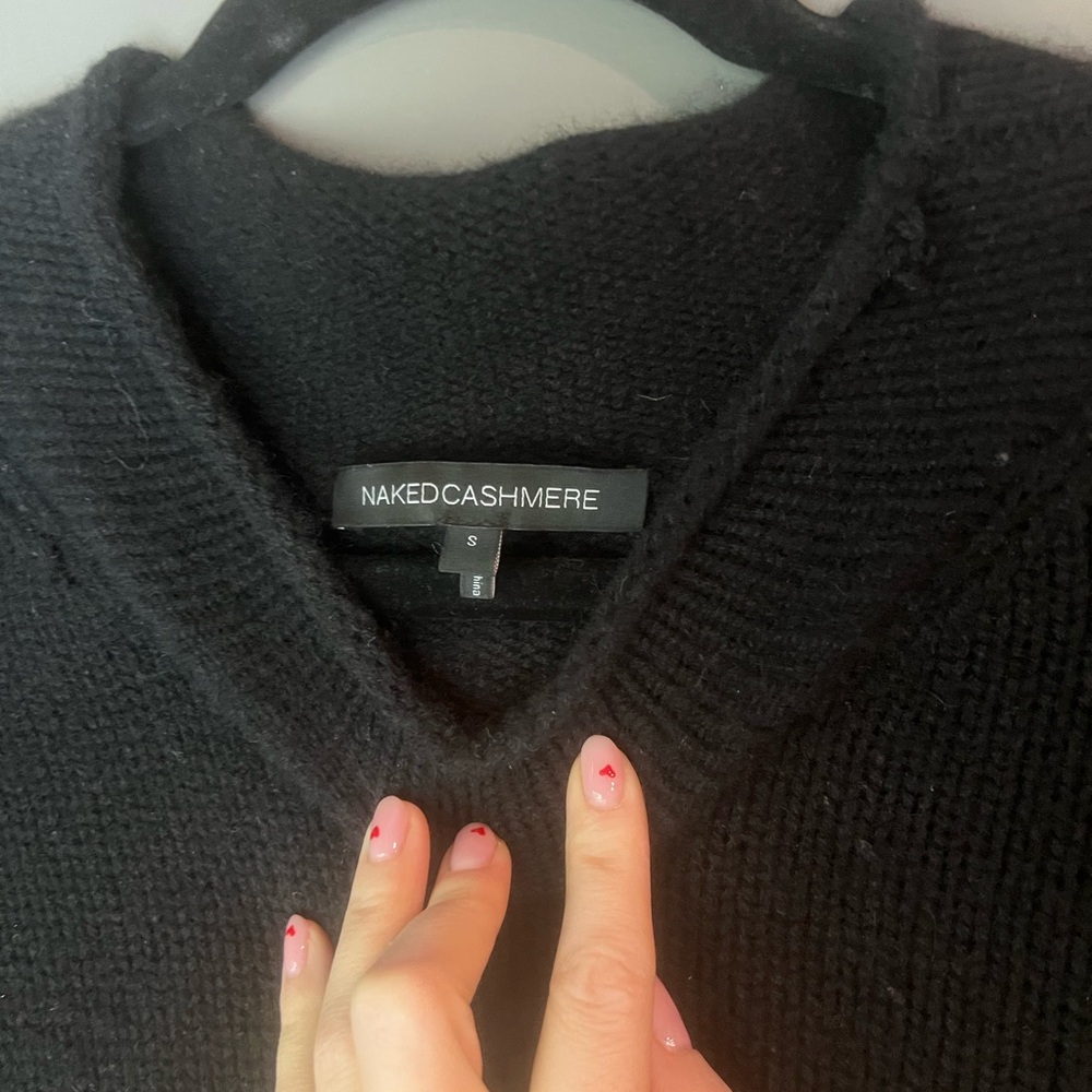 Nakedcashmere Black Sweater View 2